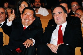 Hugo Chavez and Oliver Stone