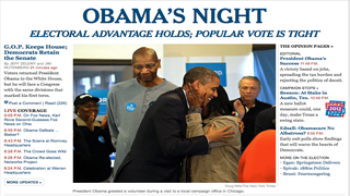 Election 2012: How News Sites Reported Obama’s Victory (Photos)
