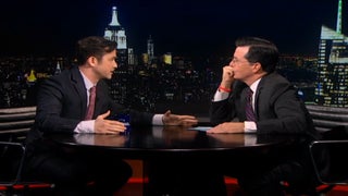 Joseph Gordon-Levitt Explains Satire, Praises Pornography Biz Model to Stephen Colbert (Video)