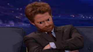 ‘Dad’s’ Seth Green Uses Googly Eyes to Catch Inconspicuous Nap on ‘Conan’ (Video)