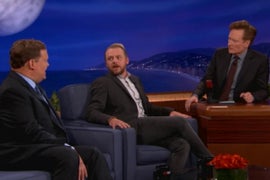 Simon Pegg’s 12 Stages of Drunkenness Debuts on ‘Conan’ (Video)