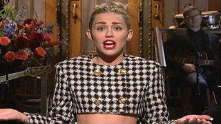 Miley Cyrus Rips Miley Cyrus, Twerking, Republicans on ‘SNL’ (Videos)