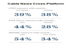 Fox News Viewers Also Watch MSNBC, Study Says