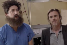 ‘True Blood’s’ Sam Trammell Beefs With David Wain on ‘Children’s Hospital’ (Exclusive Video)