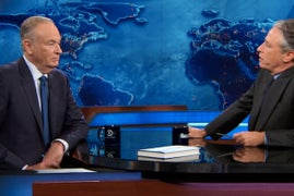 Jon Stewart Grills Bill O’Reilly on Government Shutdown, Syria (Video)
