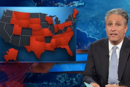 Jon Stewart on Evil Obamacare: Poor People Can Always Go to the ER!