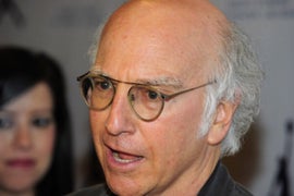 Larry David Unknowingly Posed for a Perfect Picture at a New York Knicks Game (Photo)