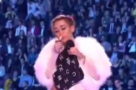 MTV Censors Miley Cyrus’ Alleged Joint-Smoking Acceptance Speech (Video)