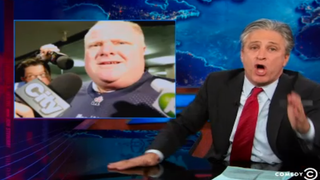 Jon Stewart: Toronto Crack Mayor Denies Cunnilingus Allegations (Video)