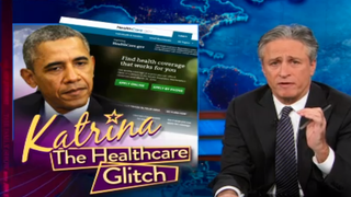 Jon Stewart on Healthcare.Gov: Stop the Hurricane Katrina Comparisons (Video)