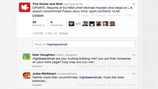 Globe and Mail Erroneously Claims Ex-NSA Chief Michael Hayden Killed at LAX