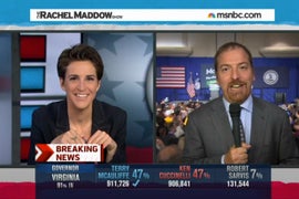 MSNBC’s Rachel Maddow and Chuck Todd Criticize CNN’s Slowness (Video)