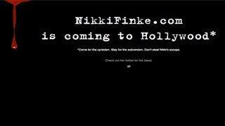 Nikki Finke Out for Blood at New Homepage
