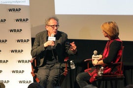 TheWrap Screening Series: ‘The Book Thief’ Star Geoffrey Rush Heaps Praise on Co-Star Sophie Nelisse (Video)