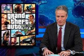 Jon Stewart on Johnson & Johnson Scandal: You Can’t Even Do That in ‘Grand Theft Auto’ (Video)
