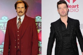 ‘Anchorman’ Ron Burgundy, Robin Thicke Duet Christopher Cross’ ‘Ride Like the Wind’ (Audio)