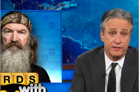Jon Stewart on ‘Duck Dynasty’: Phil Robertson Has Right to Say Ignorant S–t on TV (Video)