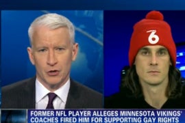 Ex-NFL Player Chris Kluwe to Anderson Cooper: I Had Witnesses, ‘Legal Option Isn’t Off the Table’ (Video)