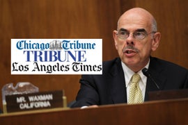 Rep. Henry Waxman Suggests Tribune Is Looting LA Times Before Proposed Newspaper Spinoff