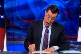 NSA Spying Takes Stephen Colbert Off the Grid, Has Him Drawing Own Porn With a Pen (Video)
