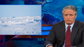 Jon Stewart Mocks Donald Trump for Denying Global Warming (Video)
