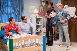 ‘Full House’ Reunion: John Stamos, Dave Coulier and Bob Saget Sing Jimmy Fallon to Sleep (Video & Photos)