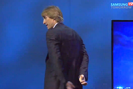 Watch Michael Bay Bail on CES Presentation After Teleprompter Malfunction (Video)
