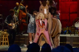 Miley Cyrus Grinds With Madonna, Humps a Human Horse in MTV’s ‘Unplugged’ (Video)