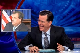 Stephen Colbert Sums Up Chris Christie’s Strategy: ‘It’s My Way, or I Shut Down Your Highway’ (Video)