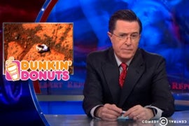 Stephen Colbert on NASA’s Doughnut Discovery: ‘Call Off the Search for Water and Start Looking for a Lake of Coolata’ (Video)