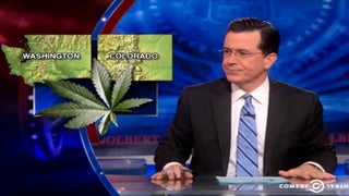 Stephen Colbert Thinks Potheads Will Ruin Super Bowl: ‘Ads Are Gonna Have Freaky Talking Babies and Animals’ (Video)