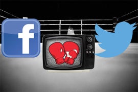 Facebook and Twitter Rivalry Heats Up as Social Platforms Vie for TV Ad Money (Video)