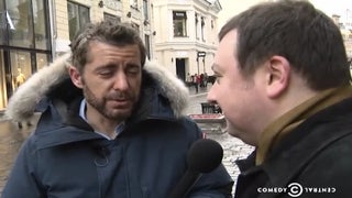 ‘Daily Show’s’ Jason Jones Clashes With Anti-Gay Russians On Streets Of Moscow (Video)