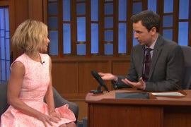 Kelly Ripa Teases Oscar Special on ‘Late Night’: ‘I’m Gonna Look Like a Dirty Prostitute’ (Video)