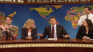 ‘SNL’: Seth Meyers’ Goodbye Includes Amy Poehler, Bill Hader, Andy Samberg and Fred Armisen (Video)