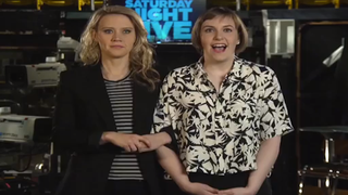 Lena Dunham’s ‘SNL’ Promos Joke About Nudity, Poke Fun at John Travolta (Video)