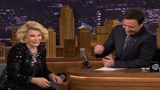 Joan Rivers Returns to ‘Tonight Show’ After 26 Years, Kicks Comeback Off With Holocaust Joke (Video)