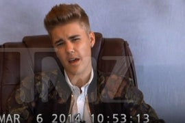 Justin Bieber Laughs, Curses and Threatens His Way Through Court Deposition Footage (Video)