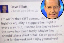 ABC, CBS Affiliate News Anchor Tells LGBT Community to ‘Go On Gaycation’
