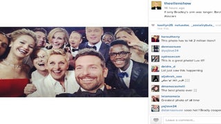 Oscars: Ellen DeGeneres, Jared Leto Post the Top 5 Most-Liked Instagrams (Exclusive)