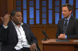 ‘Late Night With Seth Meyers’: Driving With Kenan Thompson Leads to ‘Night Terrors’ (Video)