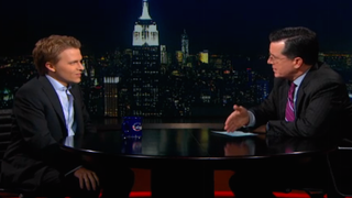 Ronan Farrow Introduced With Frank Sinatra Song on ‘Colbert Report’ (Video)