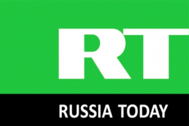 Logotyp för RT - RUSSIA TODAY