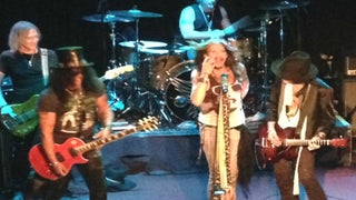 Slash Joins Steven Tyler and Aerosmith for Mini Concert Promoting Upcoming Tour (Video)