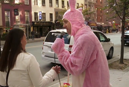 Billy Eichner Dons an Easter Bunny Costume to Celebrate ‘The Passion of the Christ’ (Video)