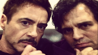 Mark Ruffalo Tweets Pics From ‘Avengers: Age of Ultron’ Set (Photos)