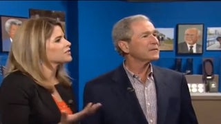 George W. Bush Unveils His Paintings of World Leaders (Video)