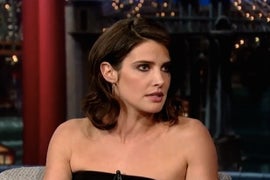 ‘How I Met Your Mother’s’ Cobie Smulders Reveals Secrets of Finale to David Letterman (Video)