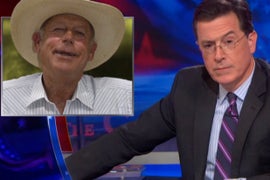 Stephen Colbert Sings the Ballad of Racist Nevada Rancher Cliven Bundy (Video)