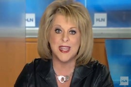 Nancy Grace Trolls HLN Viewers by Replacing Robin Meade on ‘Morning Express’: ‘Ding Dong, The Witch is Gone!’ (Video)